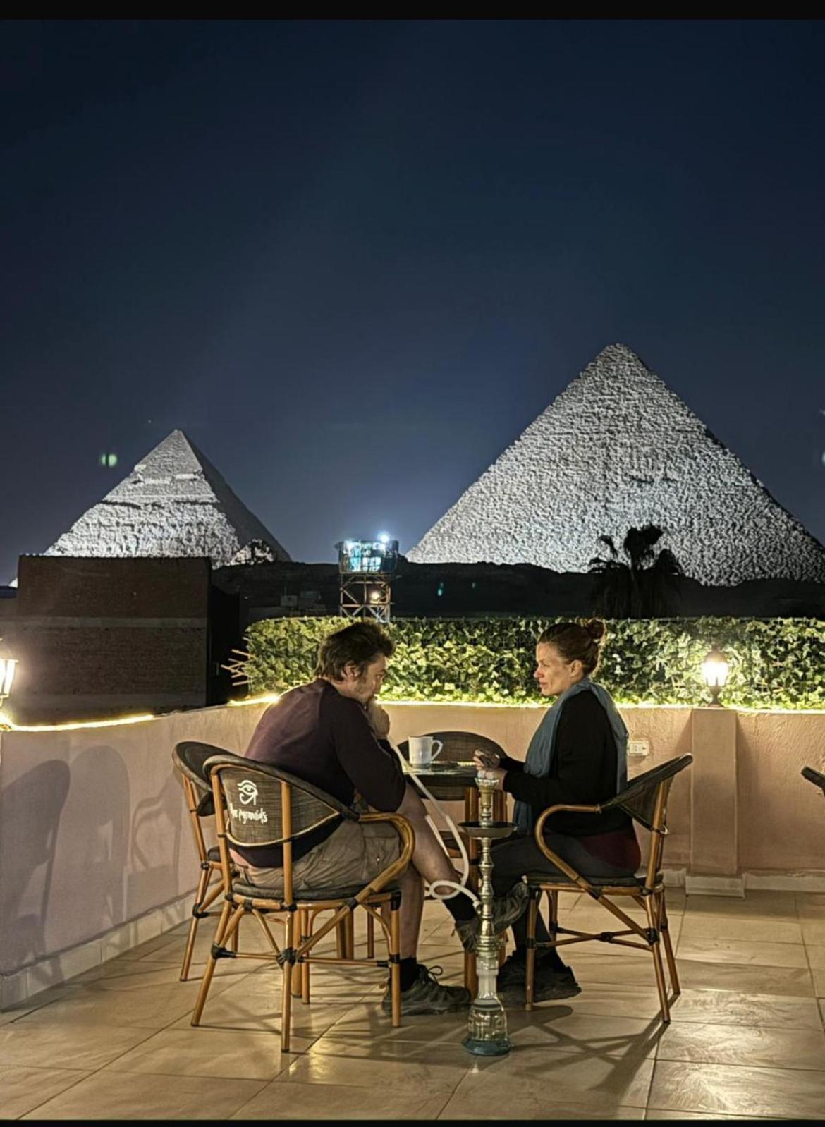 Hur Pyramids Land Inn Kafret el-Gabal Exterior foto